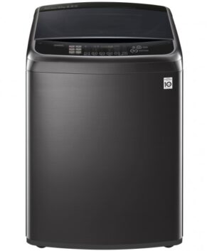 LG 14kg Top Load Washing Machine with TurboClean3D - Black Stainless Steel WTG1434BHF