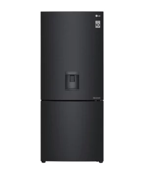 LG  420L Bottom Mount Fridge with Door Cooling in Matte Black Finish GB-W455MBL