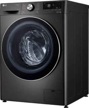 LG  12kg/8kg Series 9 Front Load Washer Dryer Combo (Black Steel) WVC9-1412B