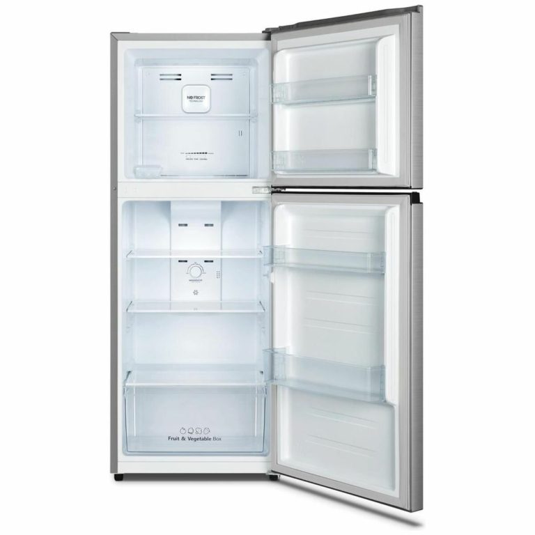 hisense 223l bottom freezer fridge inox h310 bi