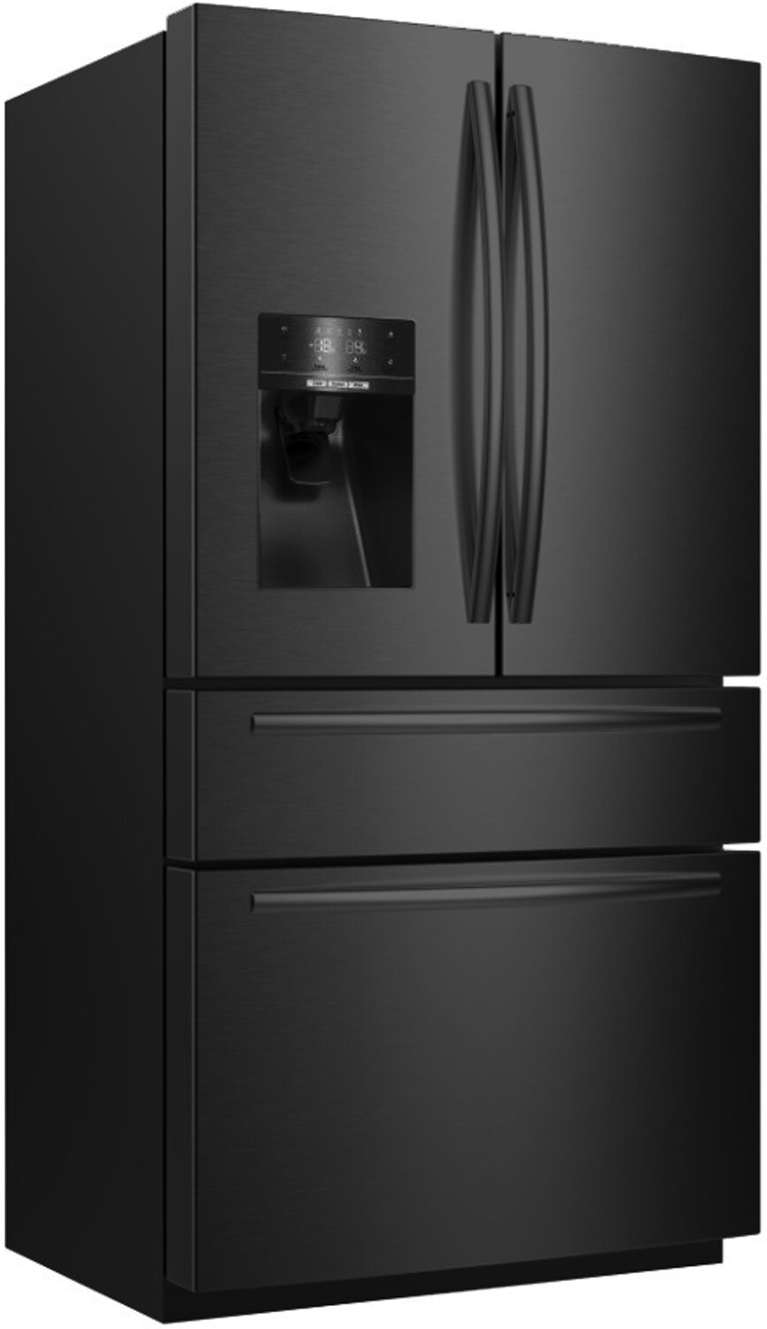 Hisense 701L French Door Fridge (Black Steel) HR6FDFF701BW Go Get