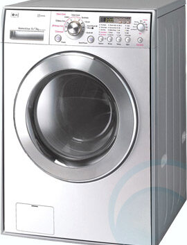 LG 9/5 KG Steam Washer Dryer Combo WD12490FD