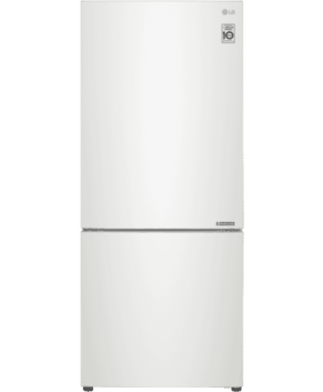 LG  420L Bottom Mount Fridge with Door Cooling in White Finish GB-455WL