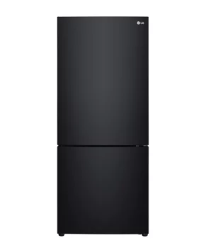 LG 420L Bottom Mount Fridge with Door Cooling in Black Finish GB-455BLE